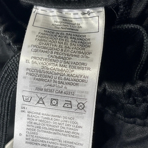 Adidas Aeroready‎ Tiro Track Pants Gray Stripes Drawstring Zip Pockets Size XS - Picture 12 of 16